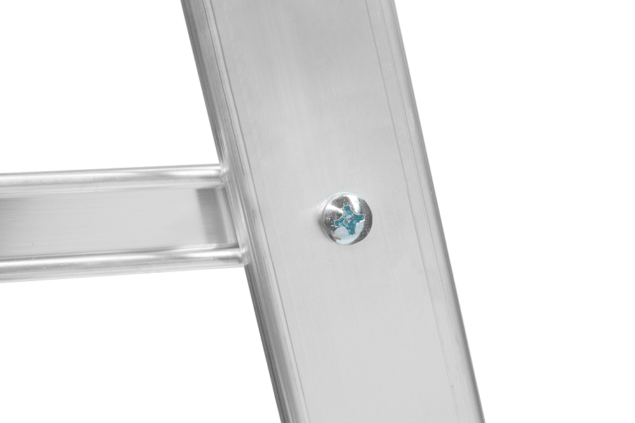 Hymer Plattformleiter R13 8681 mit Kipprollen und langem Handlauf - Topleiter