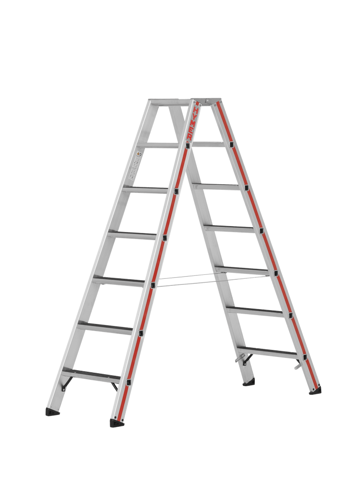 Stufenstehleiter 8624 R13, beidseitig begehbar - Topleiter