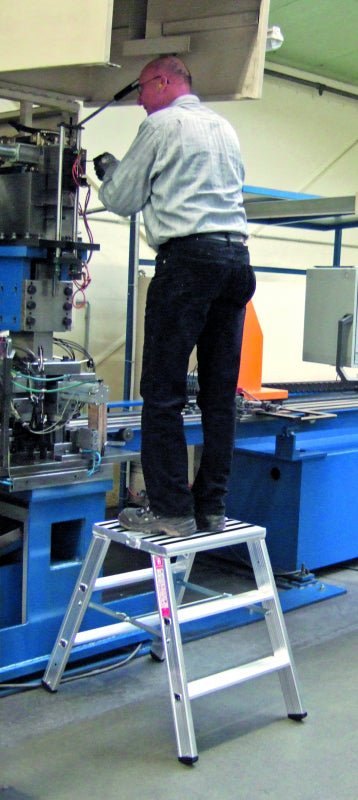 euroline PREMIUM line DIY Alu - Stufentritt, beidseitig 30581 - Topleiter