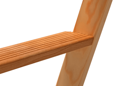 Hymer Holz - Stufenstehleiter 71499, beidseitig begehbar - Topleiter