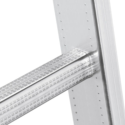 S110 Pro Sprossen - Schiebeleiter mit 3 Dreh - Stufen 2 x 12 Sprossen - Topleiter
