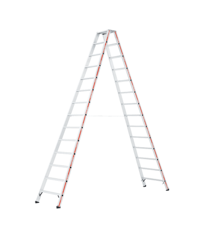 Stufenstehleiter 8024, beidseitig begehbar - Topleiter