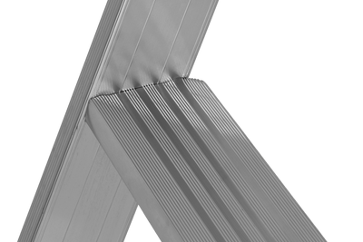 Stufenstehleiter 8226 mit Plattform und Rollen, einseitig begehbar - Topleiter