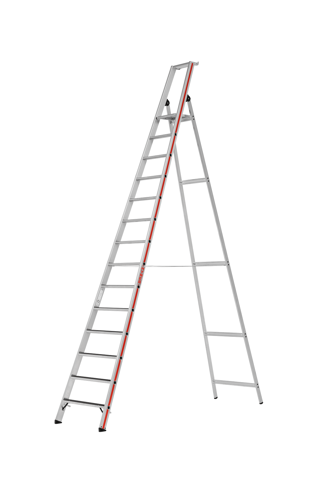 Stufenstehleiter 8626 R13 mit Plattform, einseitig begehbar - Topleiter